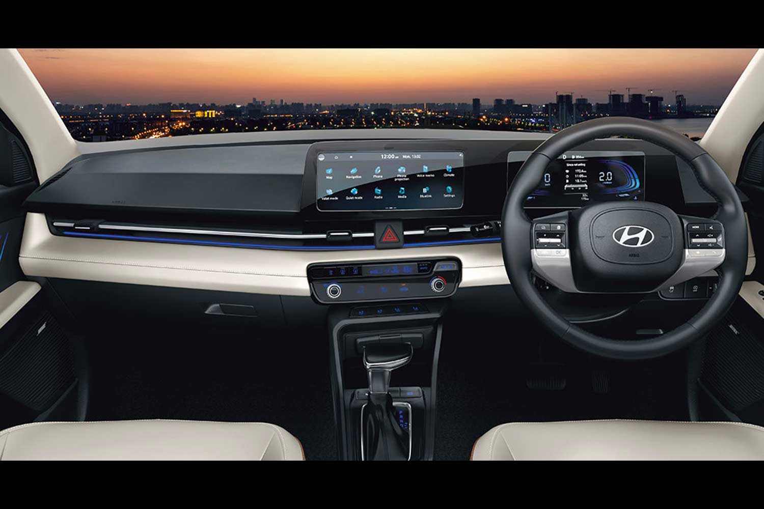 2023 Hyundai Verna Beige Interior