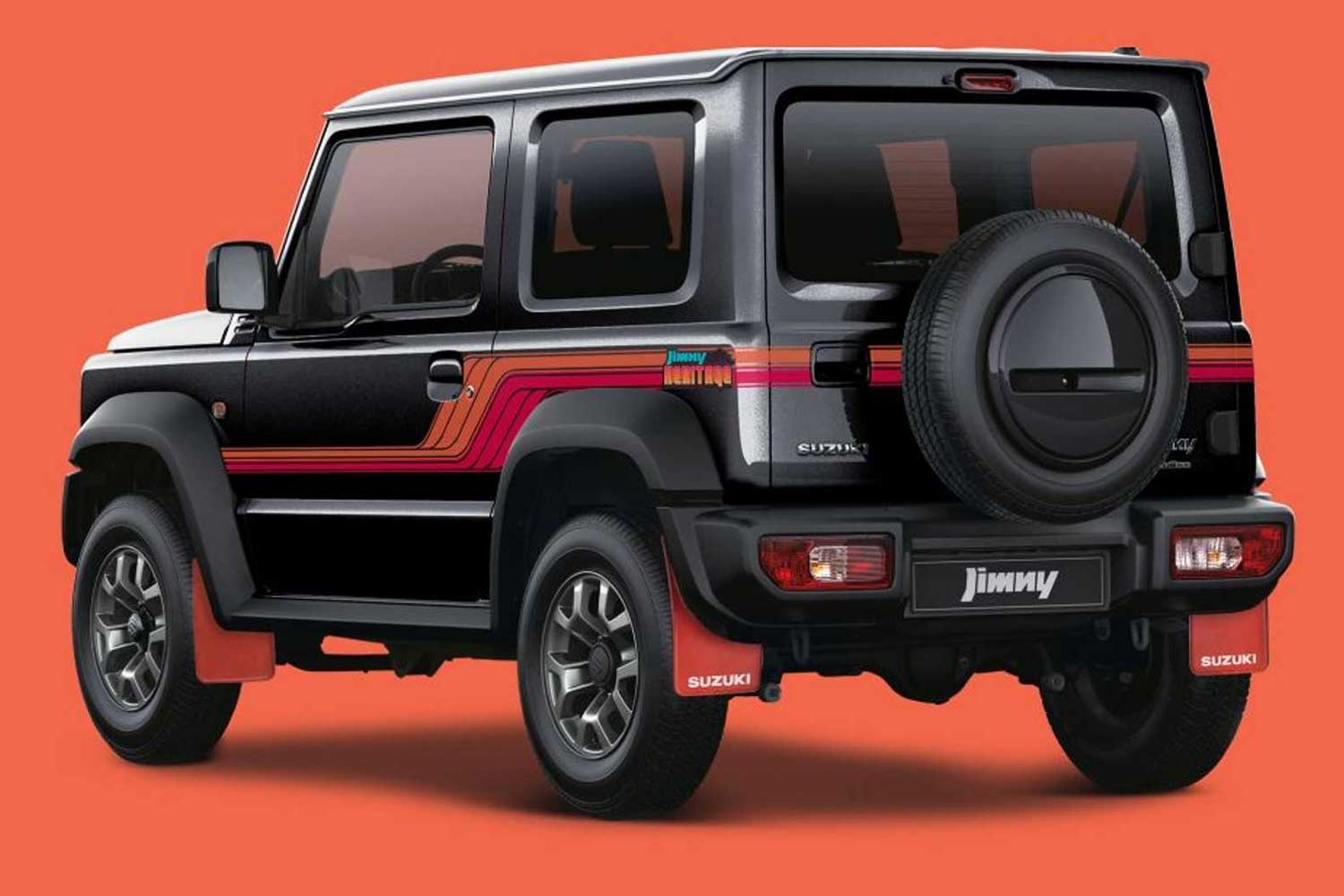 2023 Suzuki Jimny Heritage Black Pearl Rear Quarter