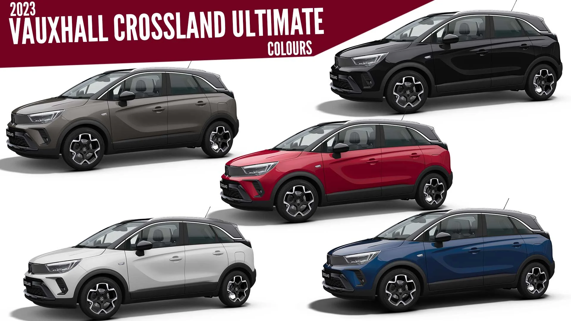 2023 Vauxhall Crossland Ultimate All Colors