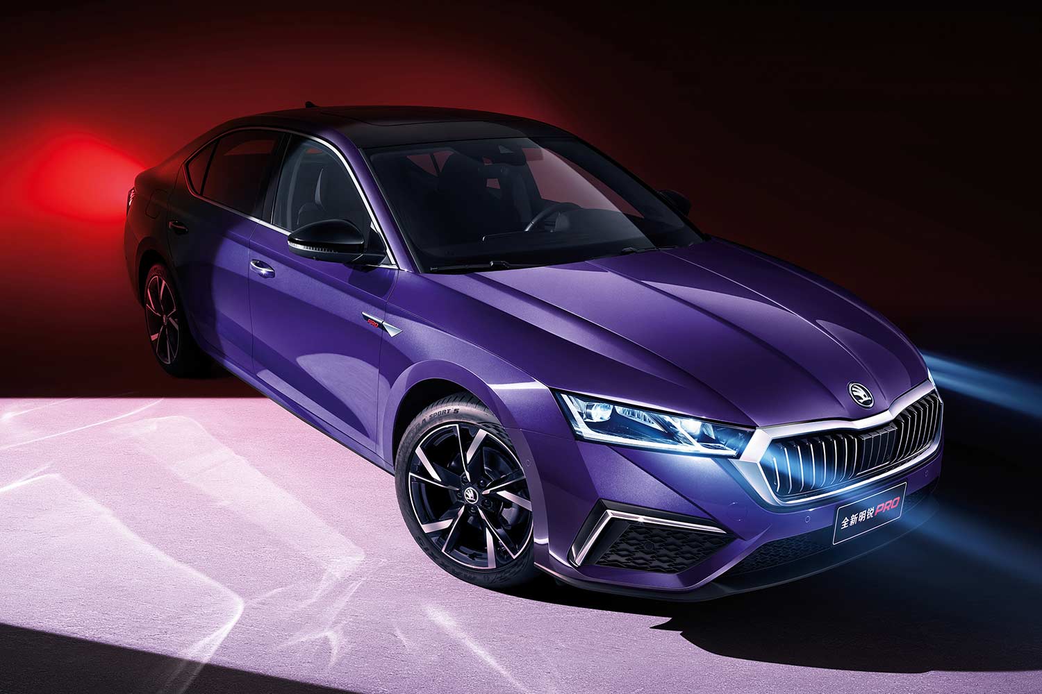Skoda Octavia Pro Metallic Purple Car