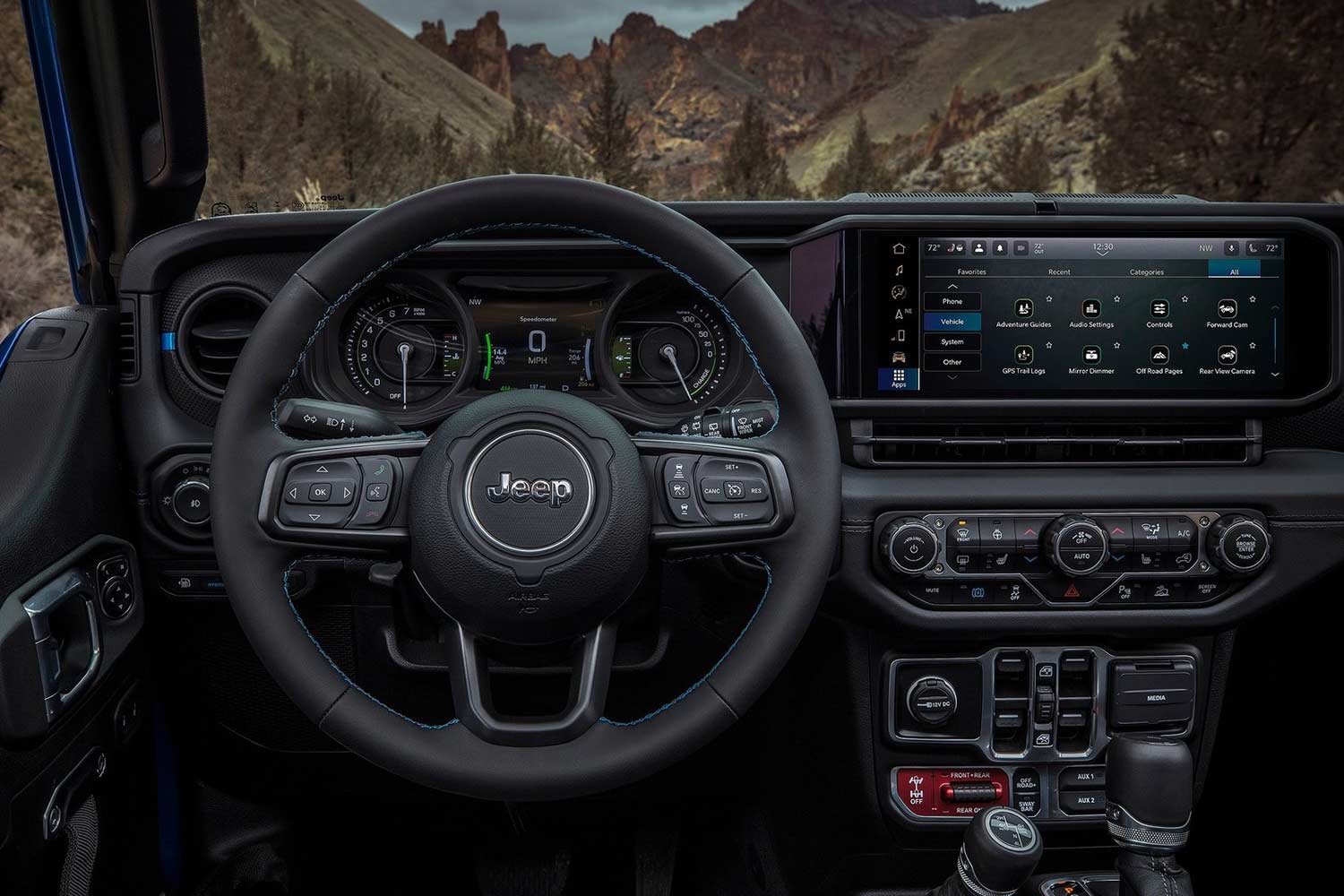 2024 Jeep Wrangler 4xe Steering Wheel