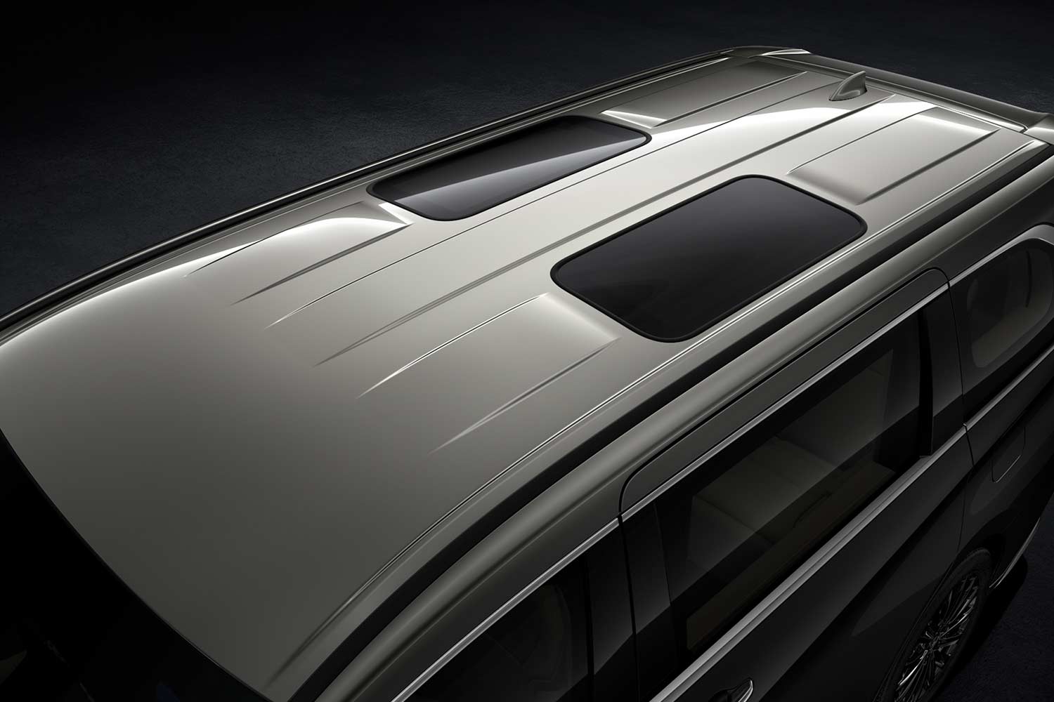 2024 Lexus LM Top View Sunroof