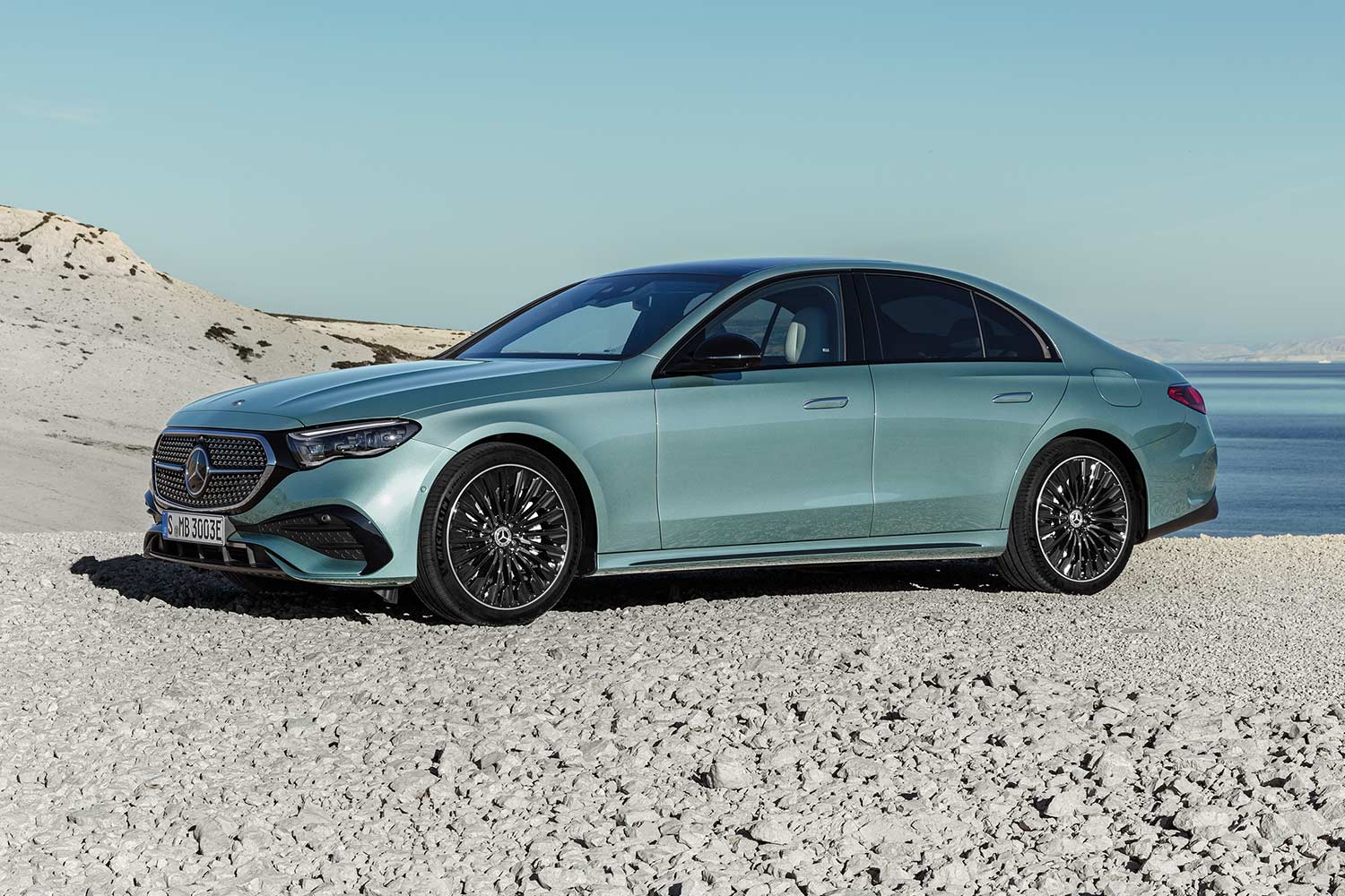 2024 New Mercedes Benz E Class AMG Line Front Quarter