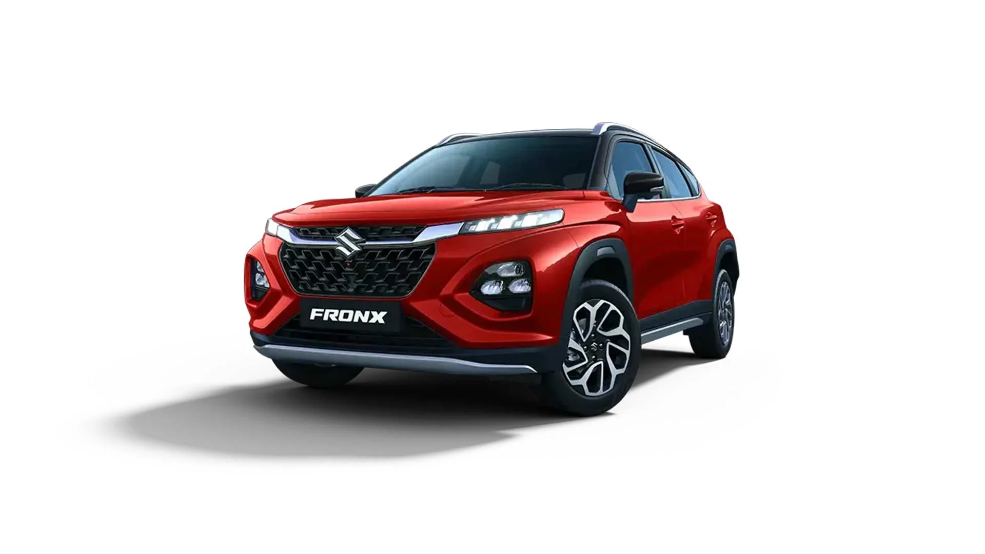2023 Maruti Suzuki Fronx Opulent Red with Bluish Black Roof