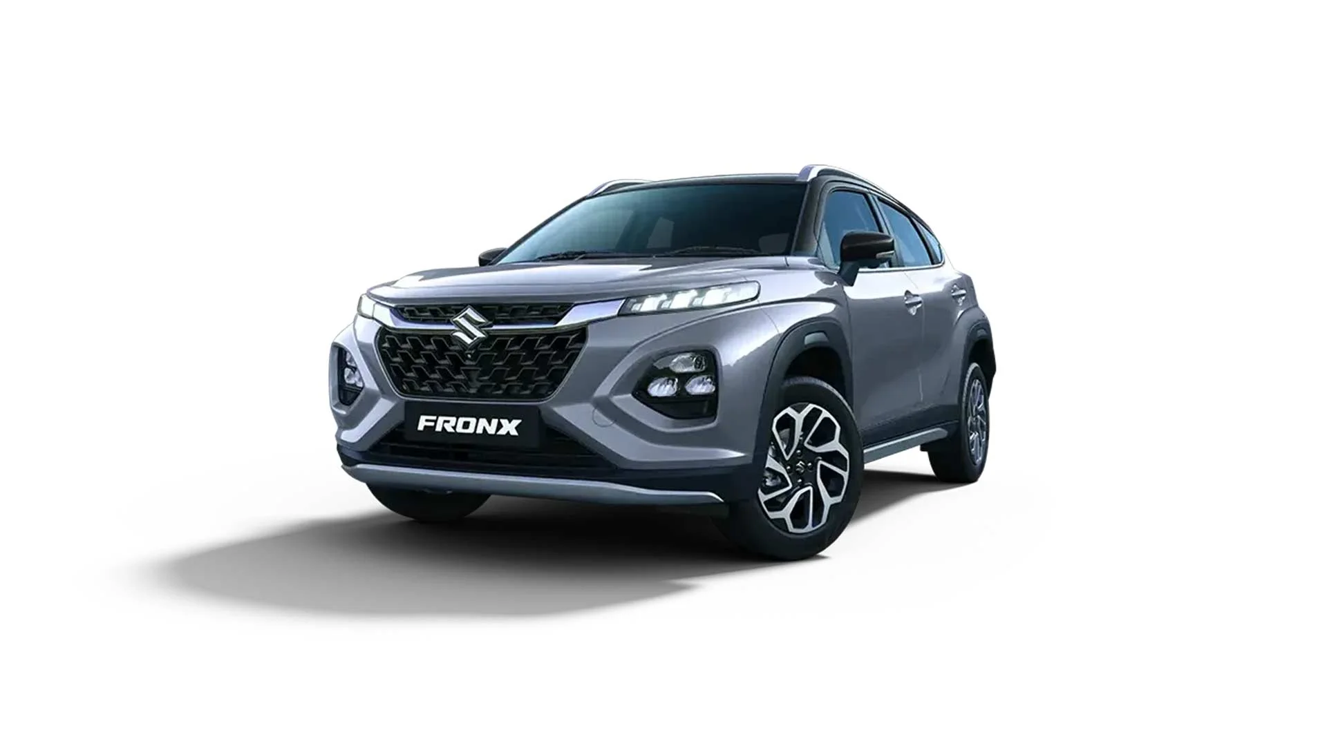 2023 Maruti Suzuki Fronx Splendid Silver with Bluish Black Roof