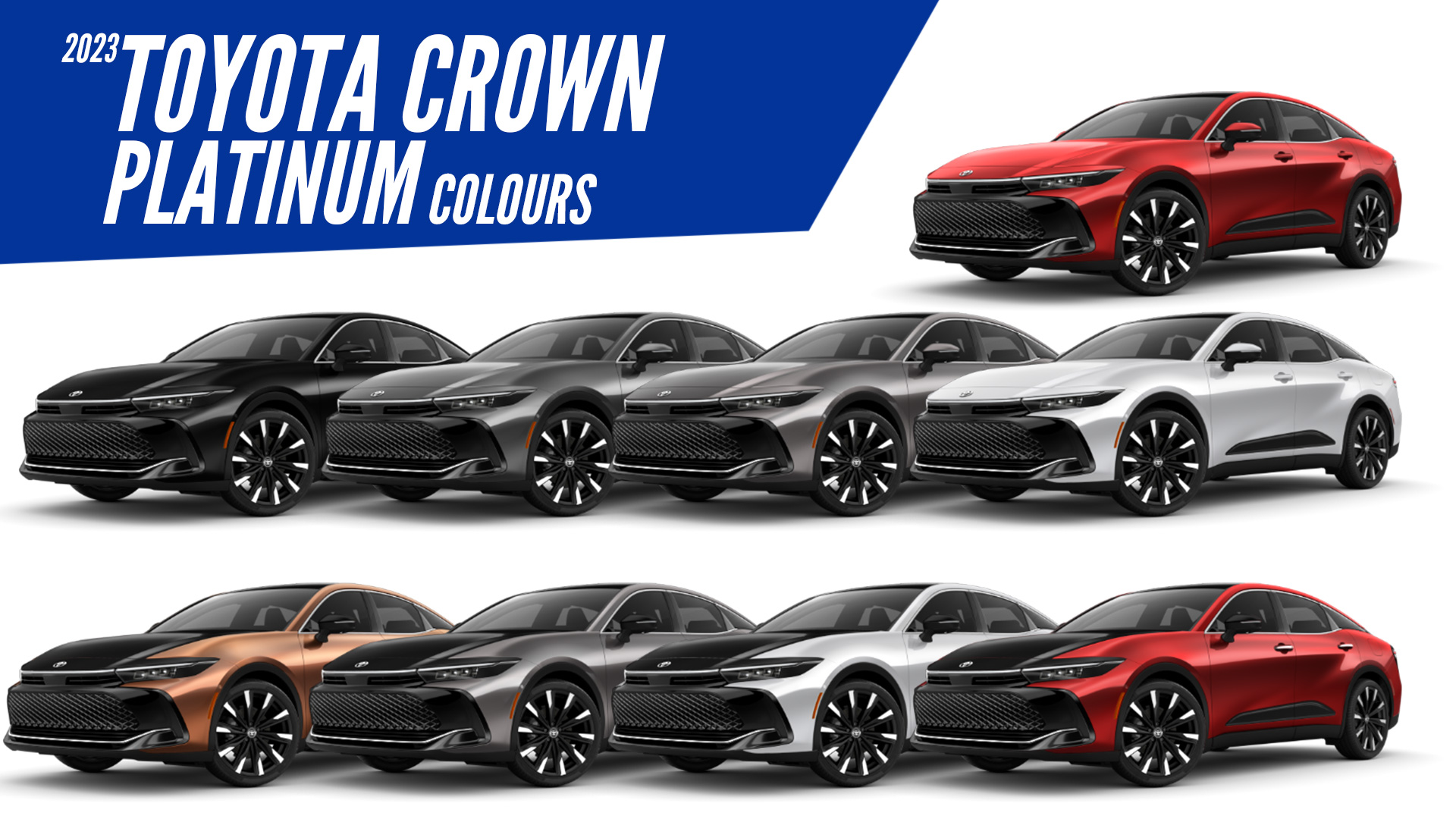 2023 Toyota Crown Platinum All Color Options Images AUTOBICS