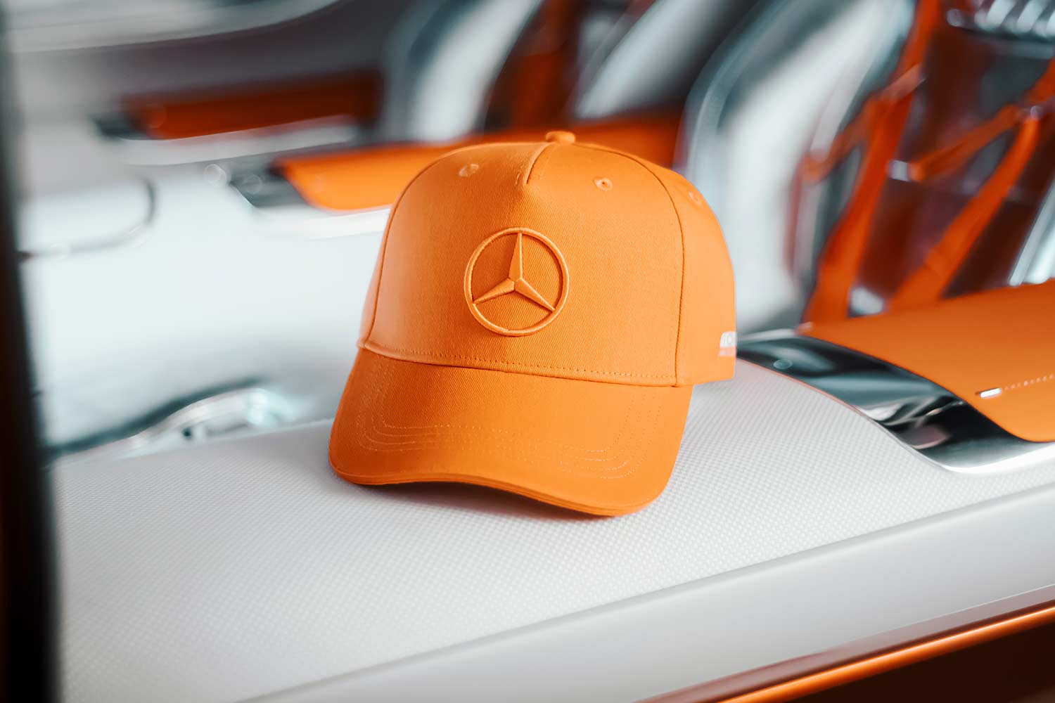 2023 Mercedes Benz Vision One Eleven Orange cotton cap