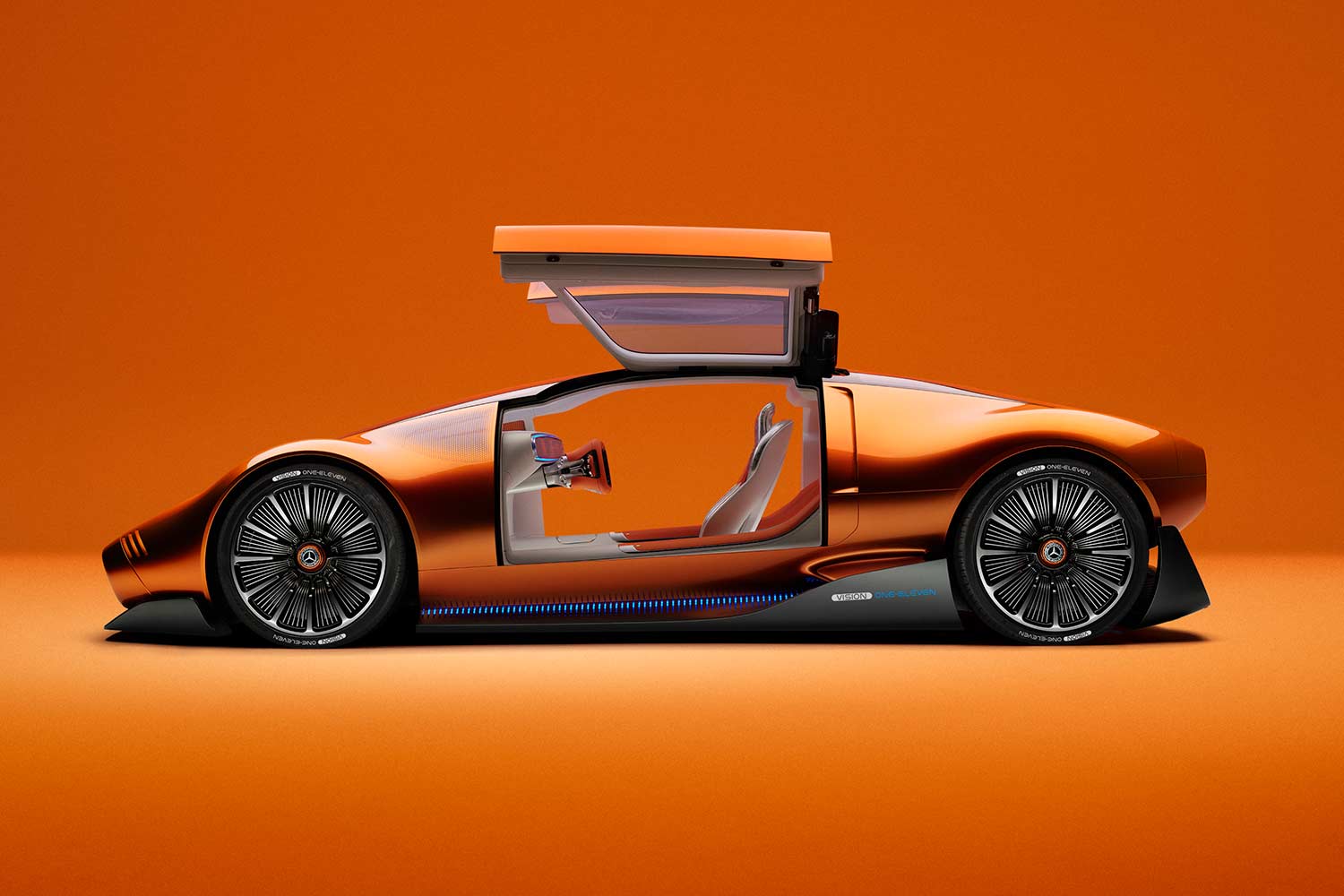 2023 Mercedes Benz Vision One Eleven Side Doors Open