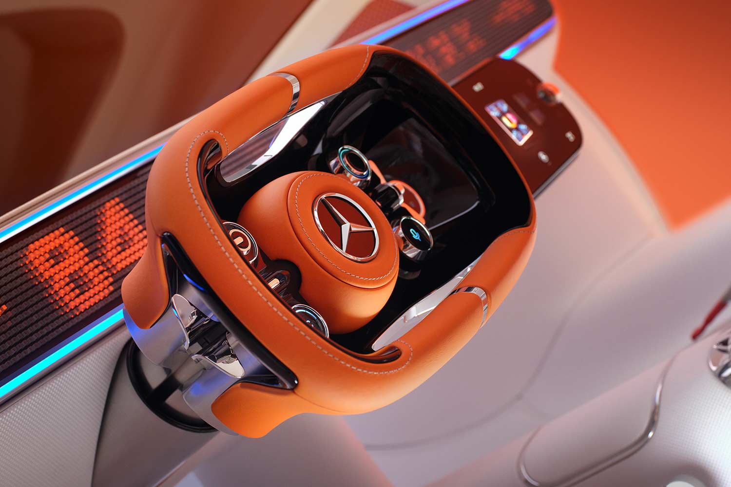 2023 Mercedes Benz Vision One Eleven Steering