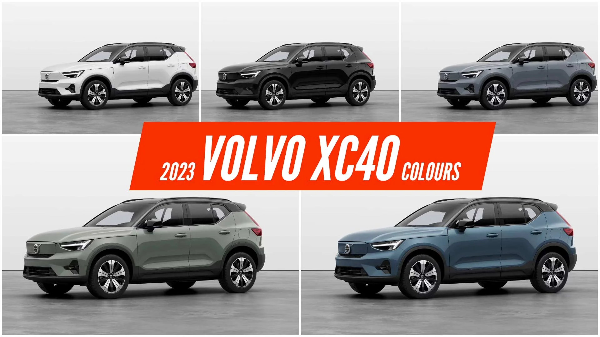 2023 Volvo XC40 Recharge All Paint Colors