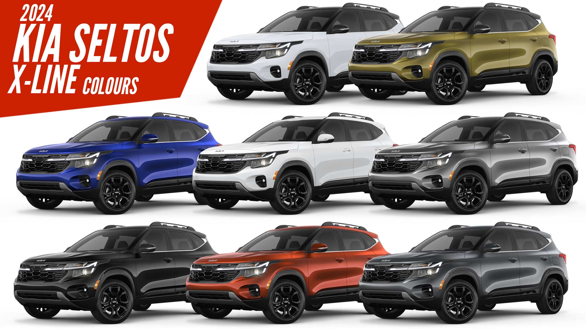 2024 Kia Seltos X Line All Colors