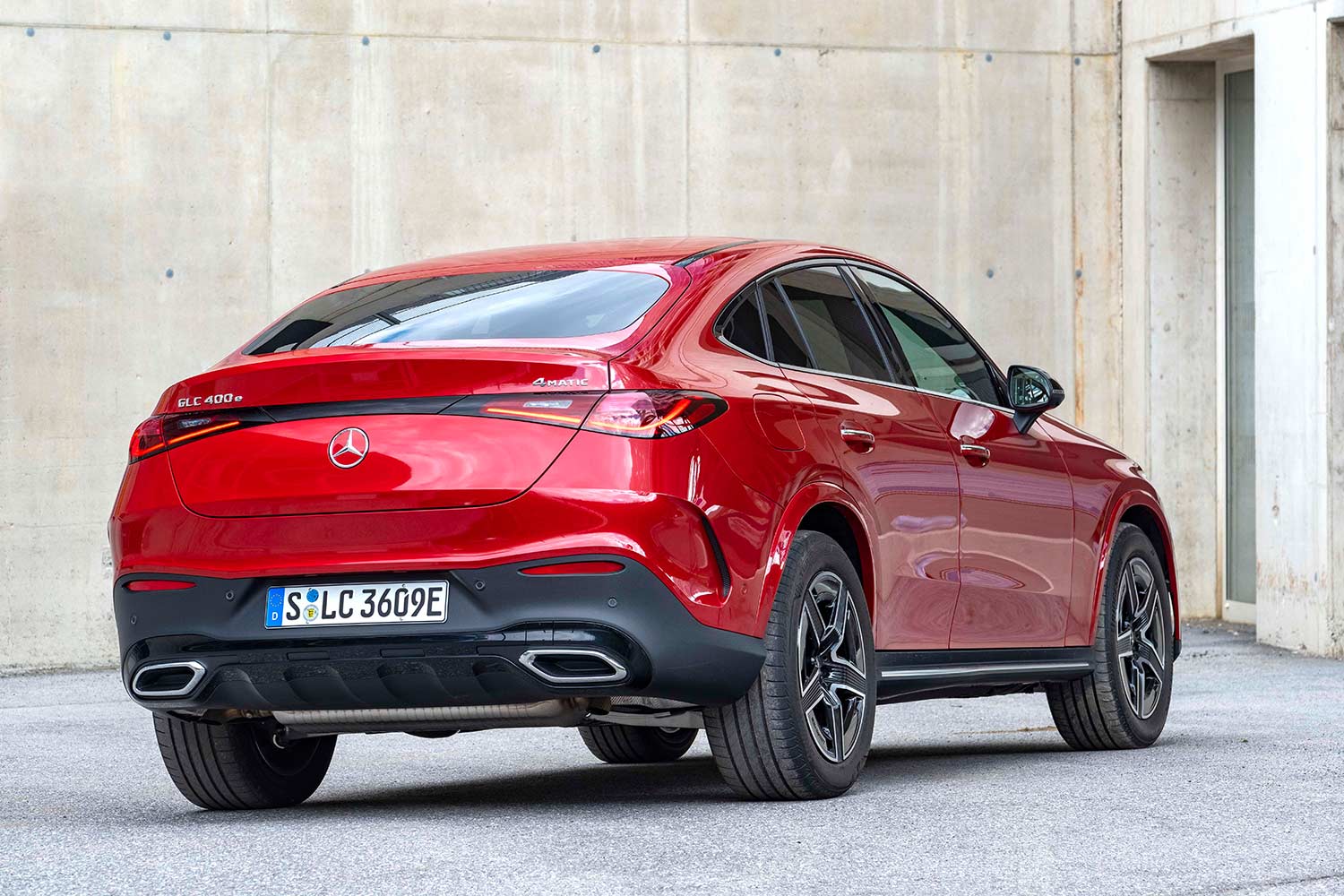 2024 Mercedes Benz GLC Coupe 400 e 4MATIC Rear Quarter