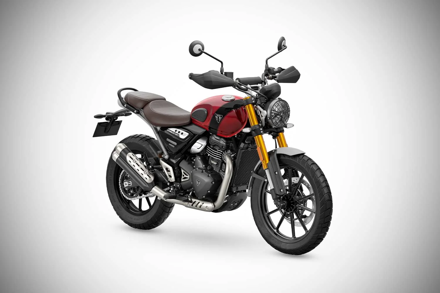 2024 Triumph Scrambler 400 X Carnival Red