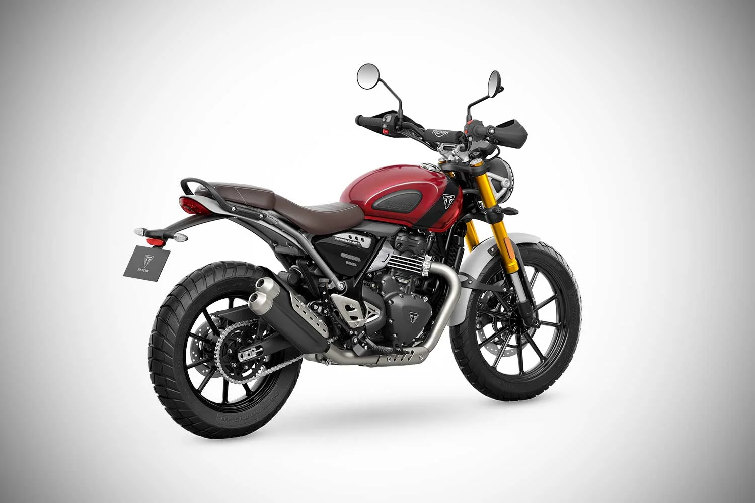 2024 Triumph Scrambler 400X Rear Quarter