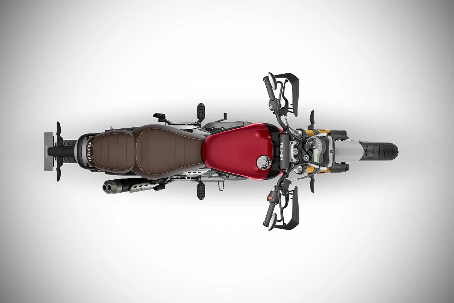 2024 Triumph Scrambler 400X Top View