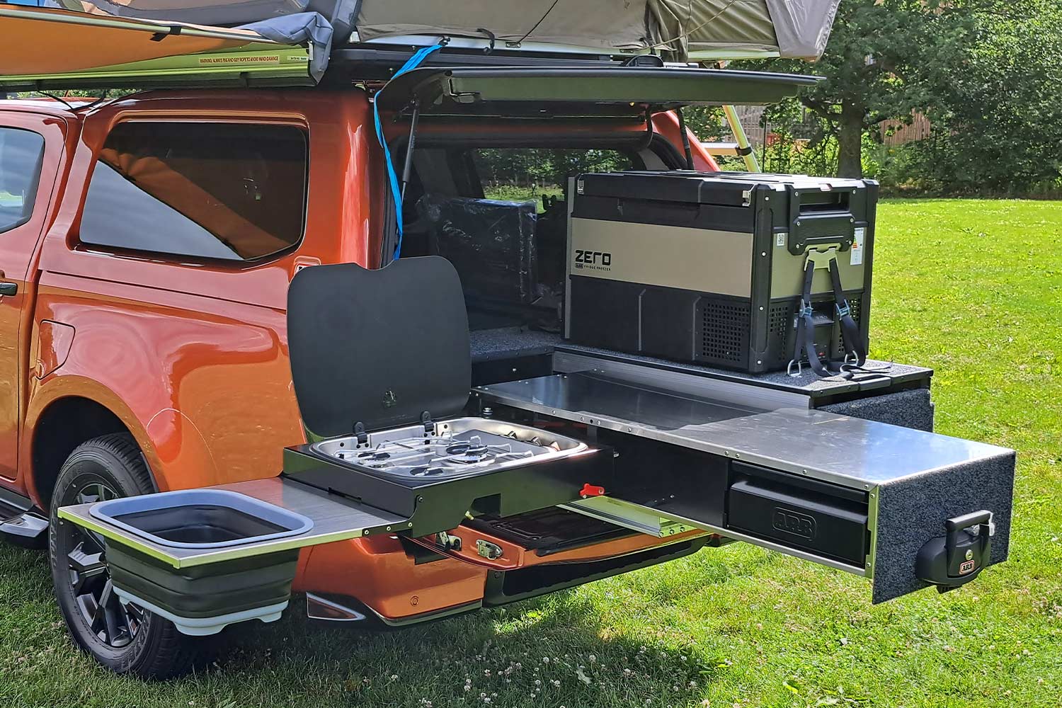 2023 Isuzu D Max V Cross Expedition Edition slide out kitchen drawer systems