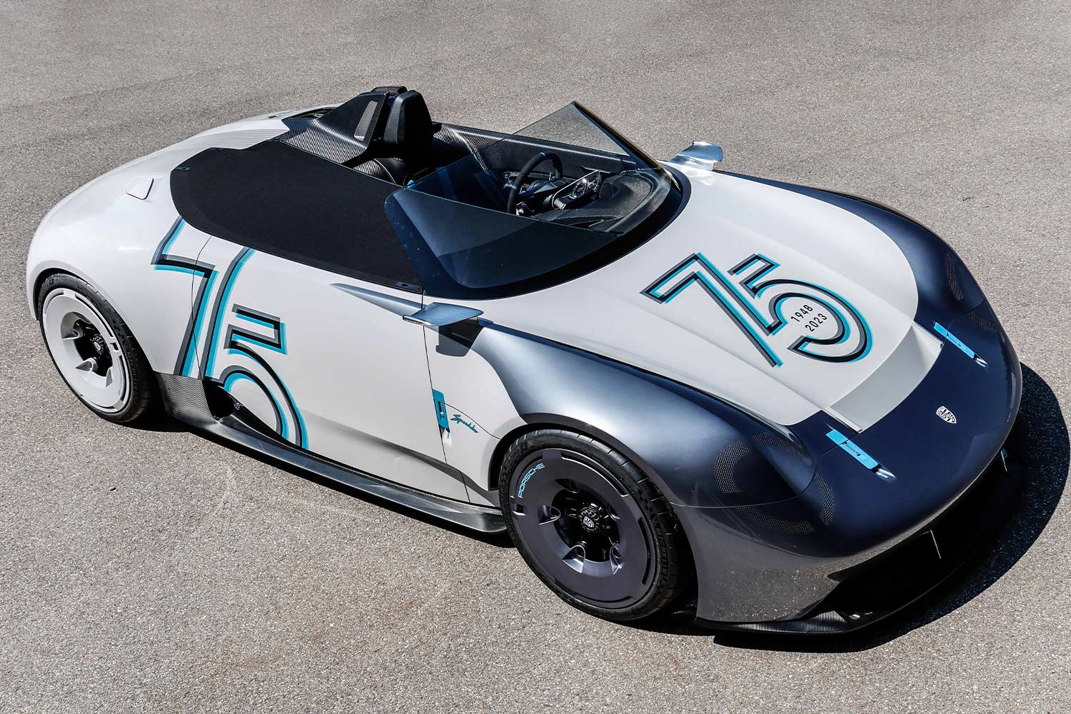 2023 Porsche Vision 357 Speedster Front Quarter Top View