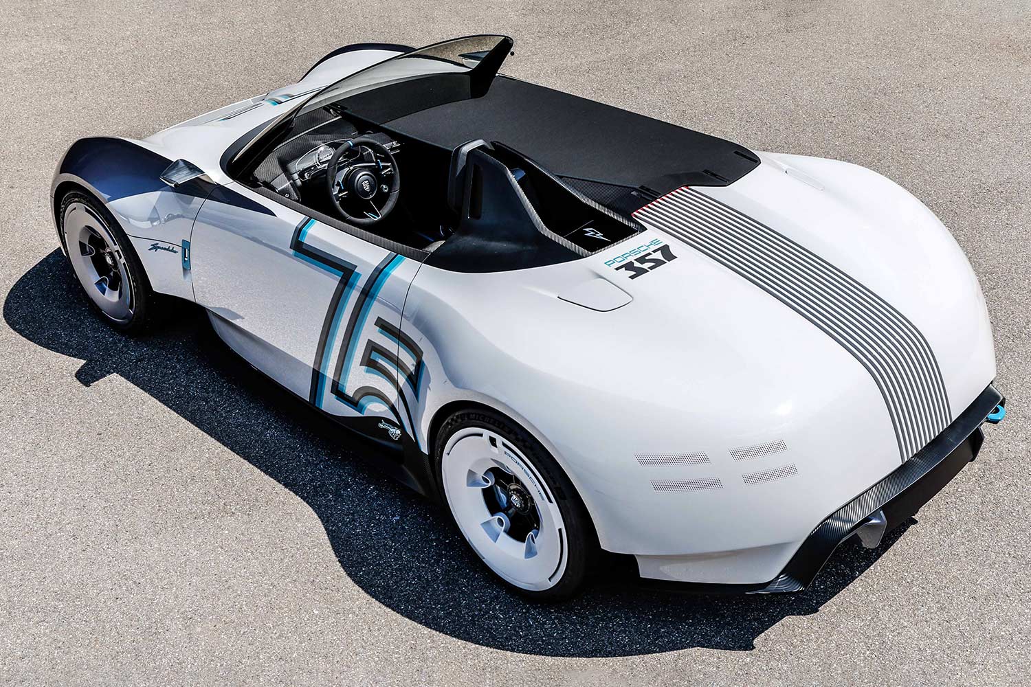 2023 Porsche Vision 357 Speedster Rear Quarter Top Left View