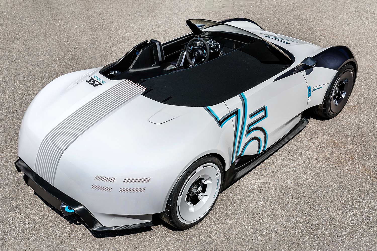 2023 Porsche Vision 357 Speedster Rear Quarter Top Right View