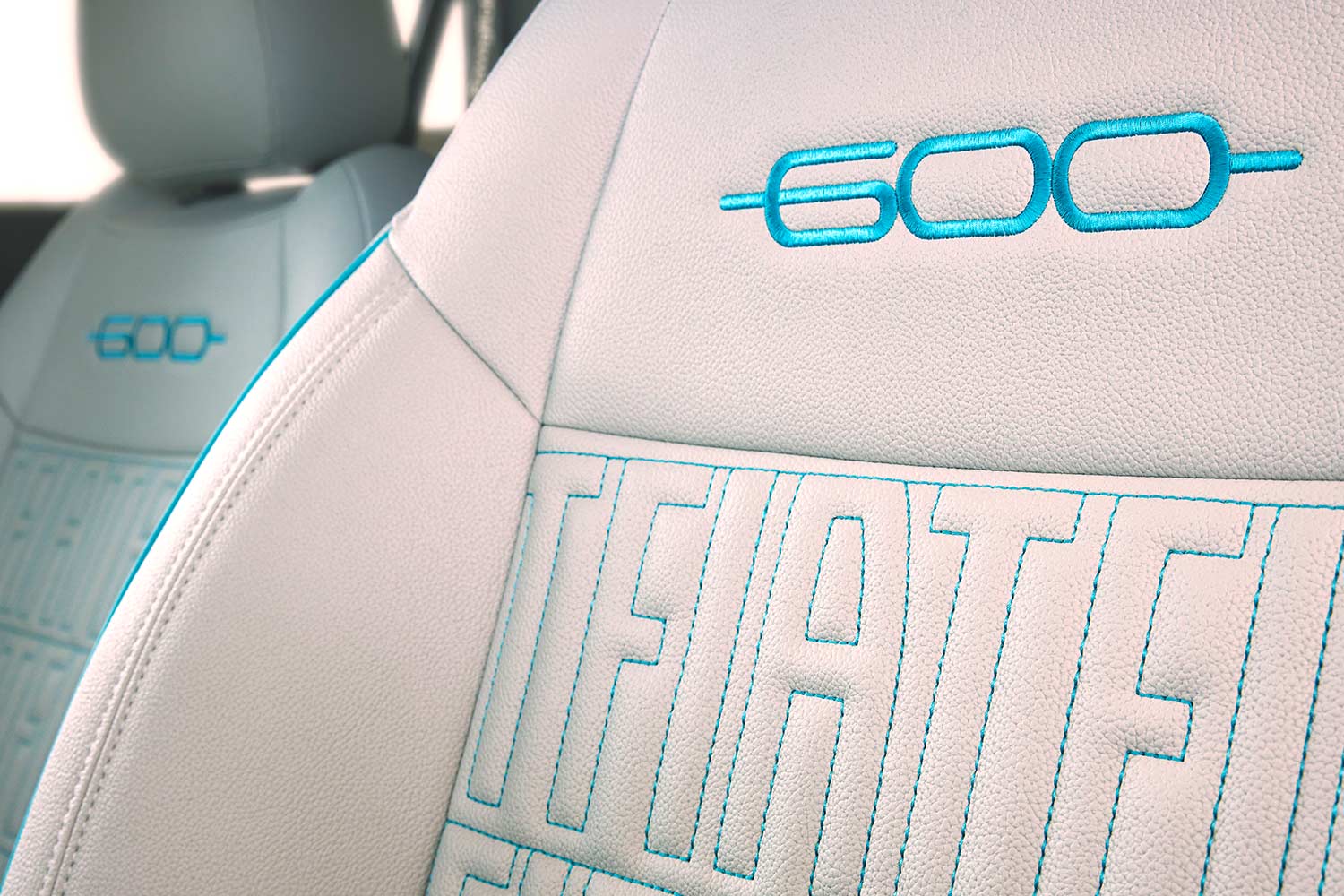 2024 Fiat 600e La Prima Seat Stiching