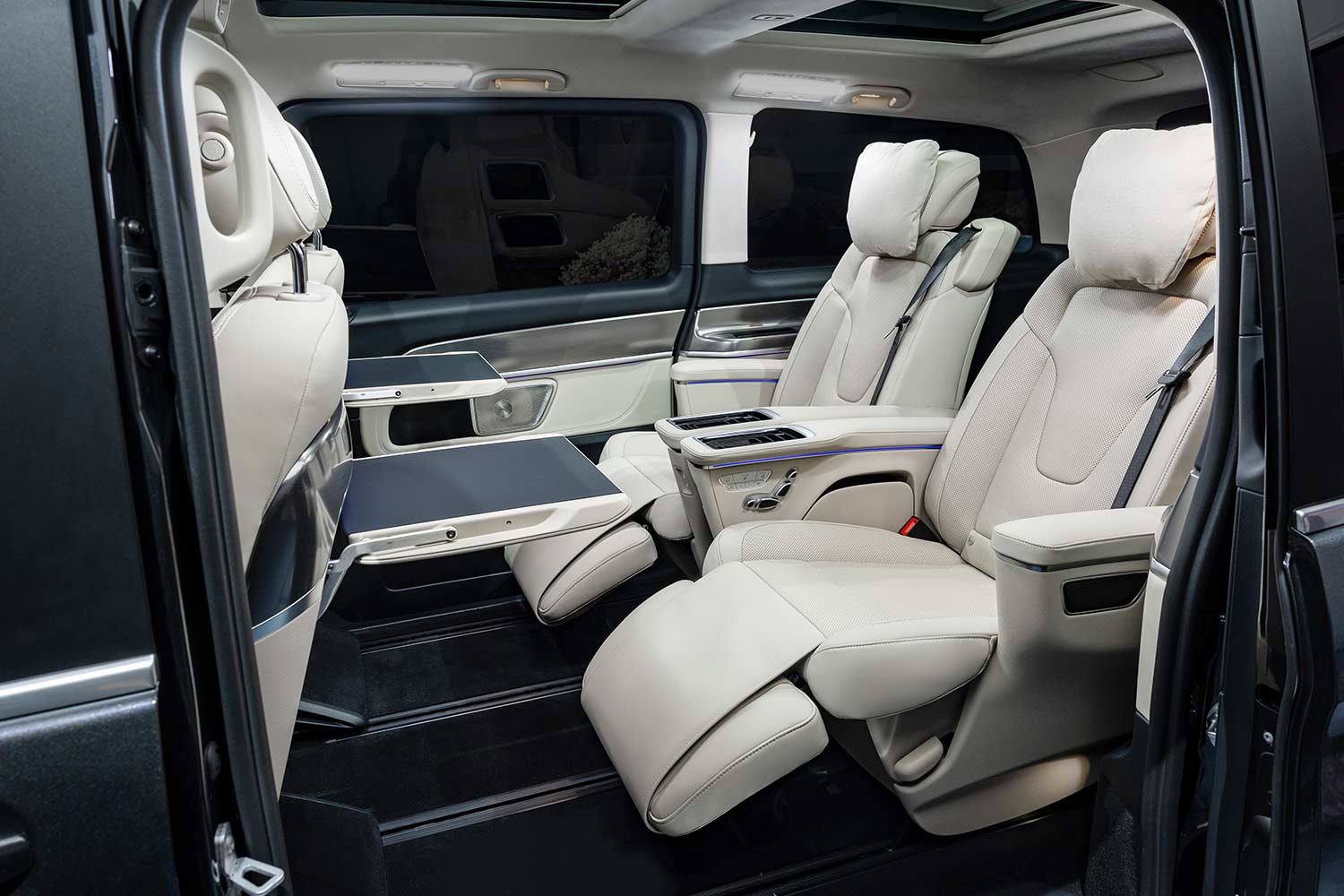 2024 Mercedes Benz V Class Exclusive Ottoman Seats