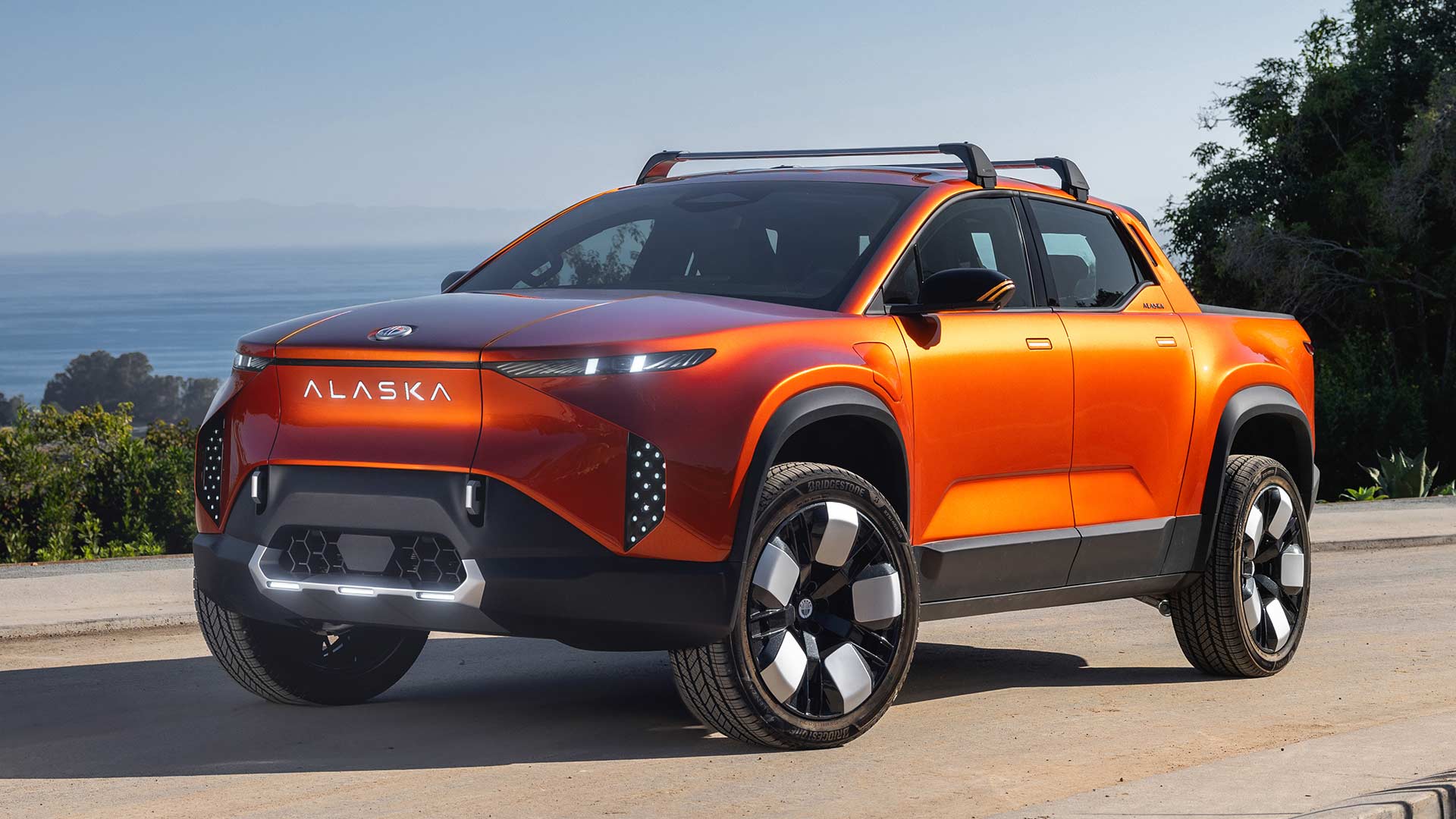 2023 Fiske Alaska Pickup Truck Prototype Front Quarter