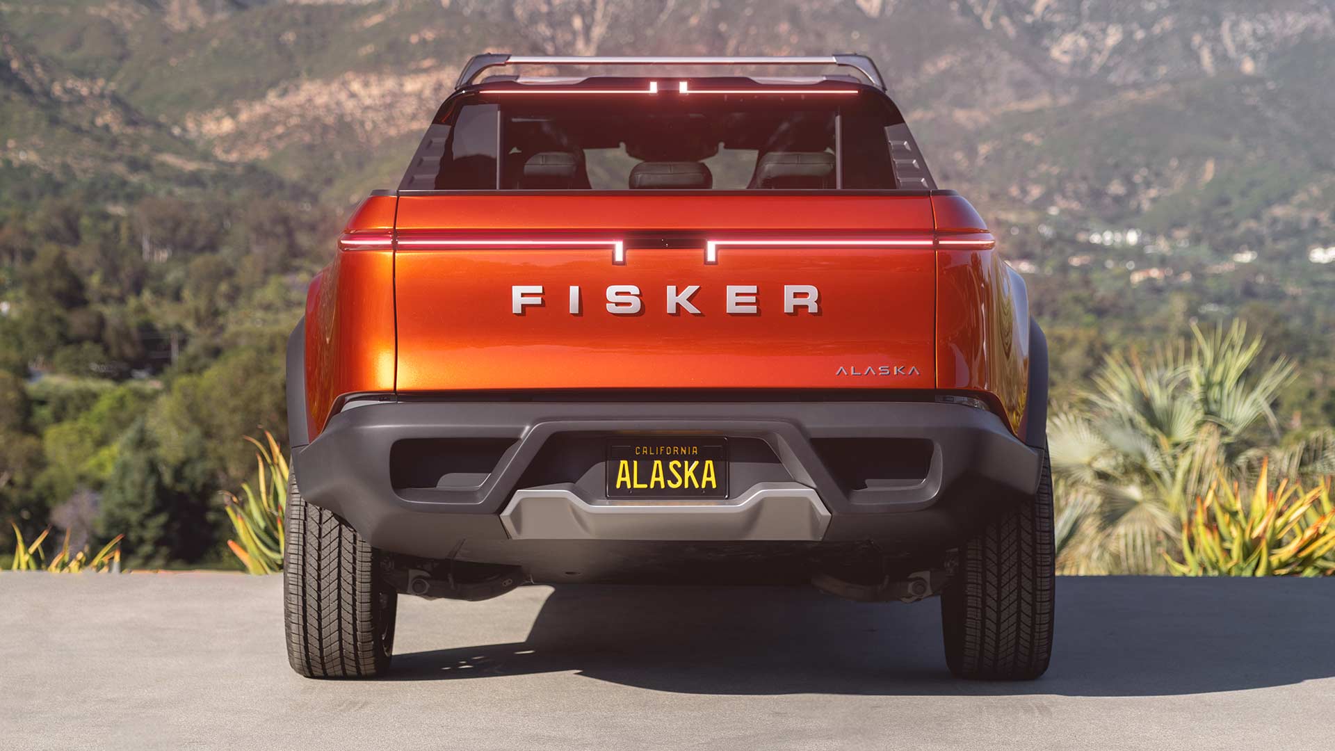2023 Fiske Alaska Pickup Truck Prototype Rear