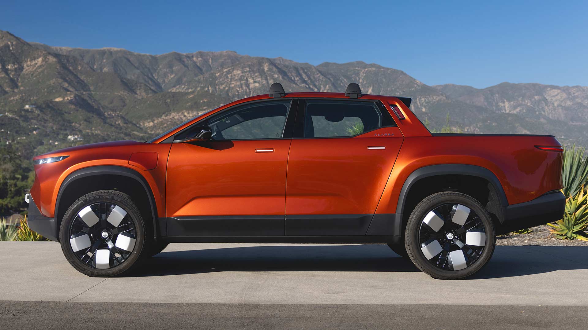 2023 Fiske Alaska Pickup Truck Prototype Side