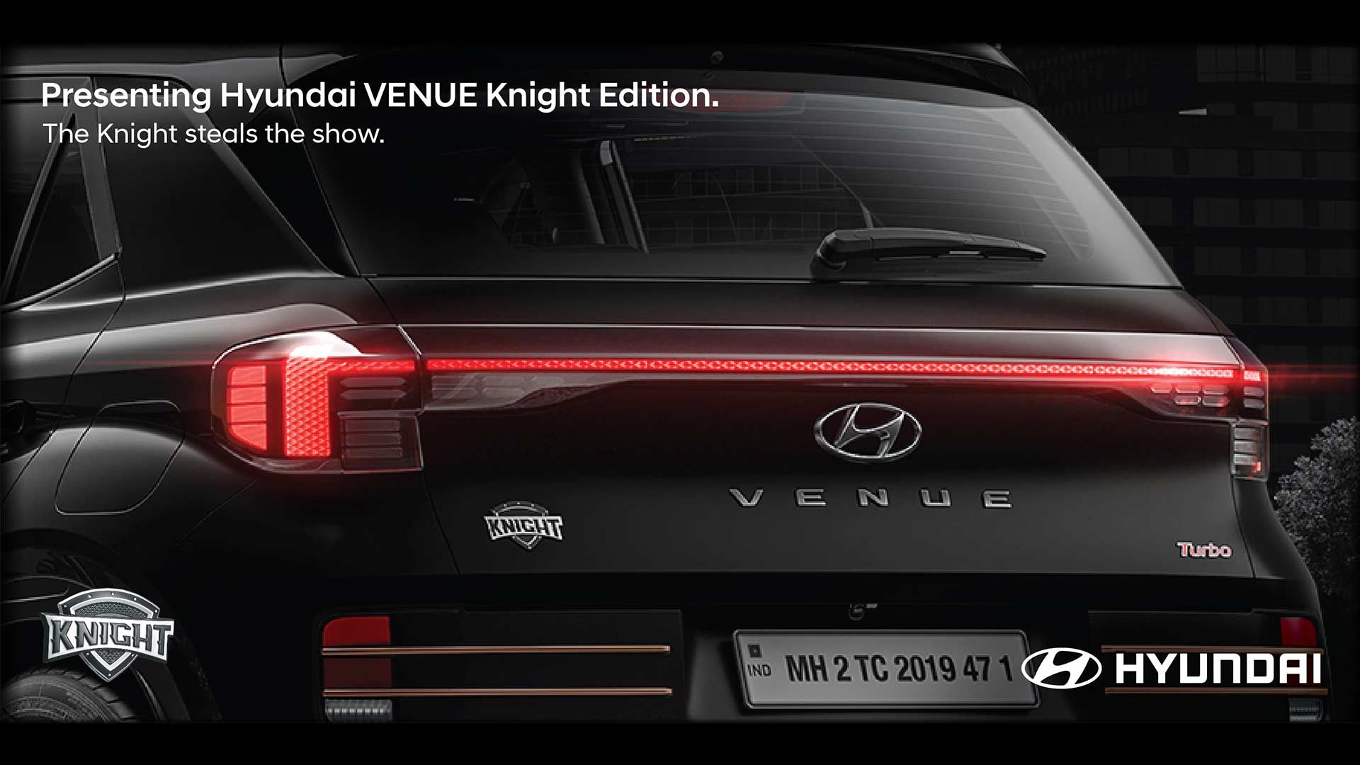 2023 Hyundai Venue Knight Edition Rear