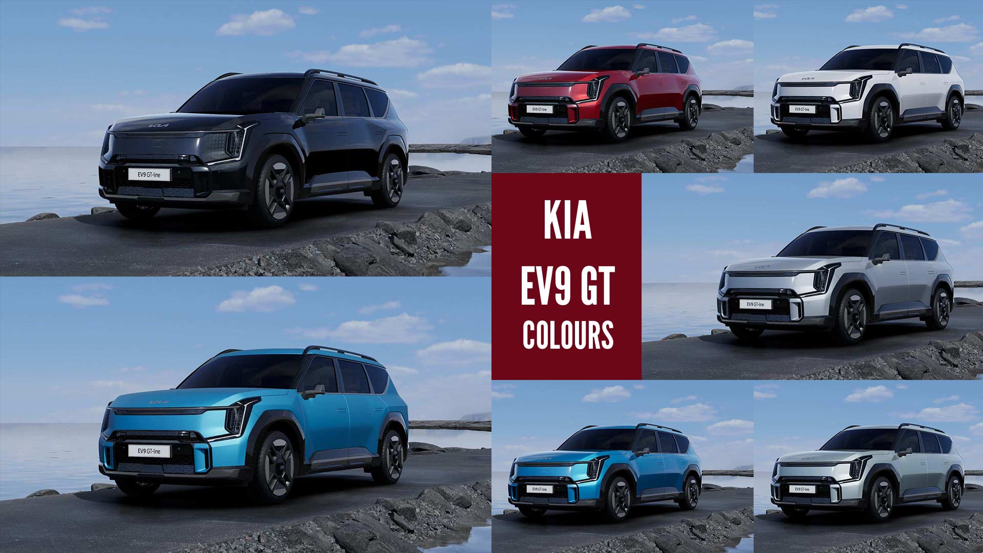2023 Kia EV9 GT Line All Color Options