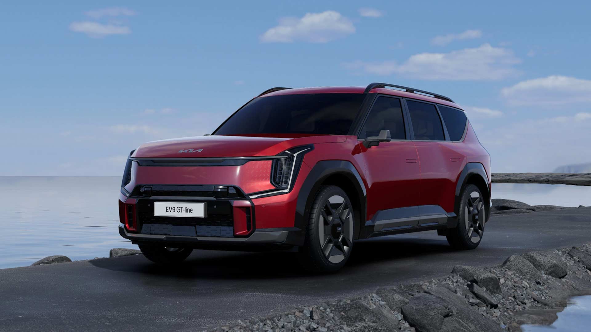 2023 Kia EV9 GT Line Flare Red
