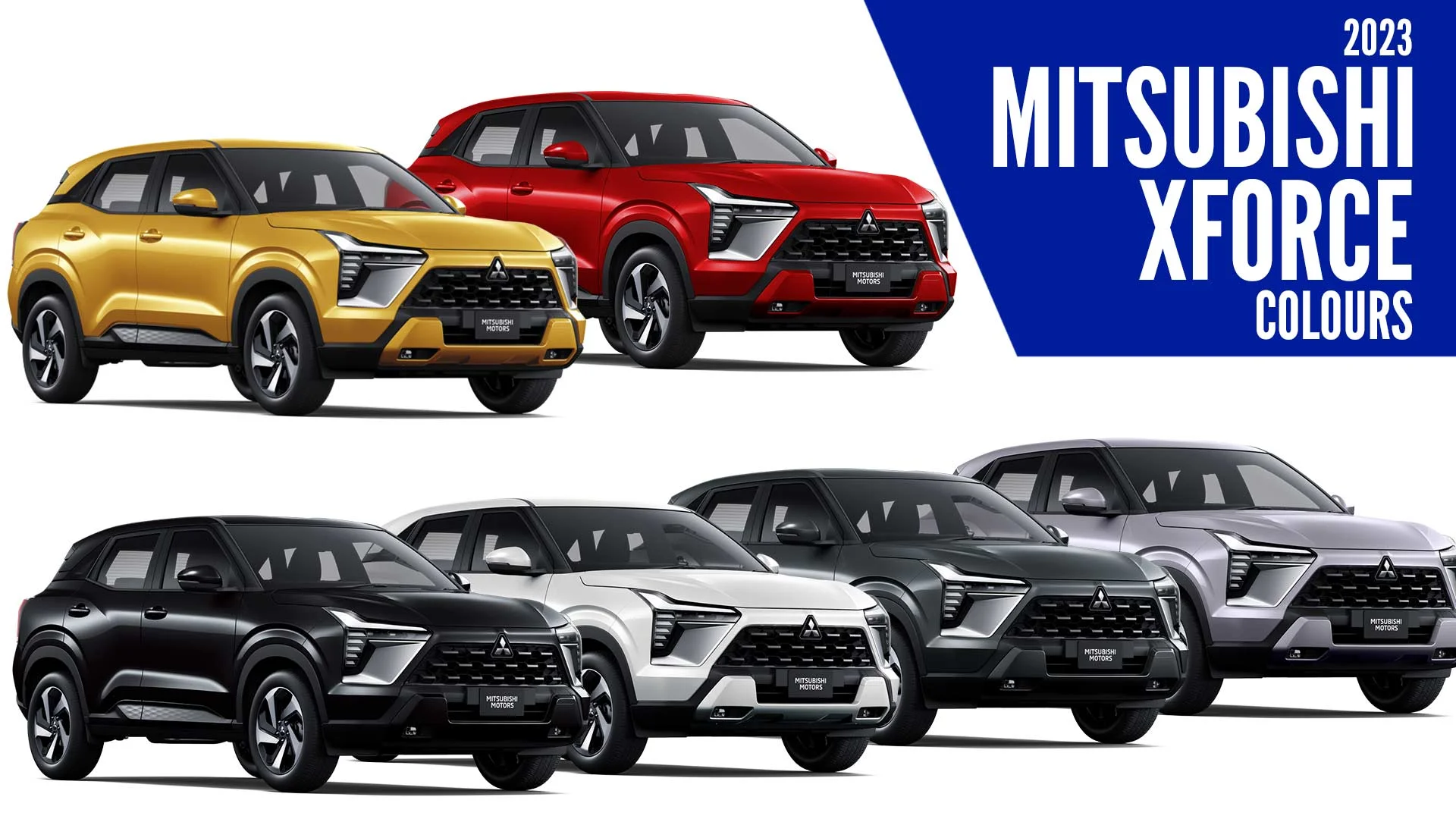 2023 Mitsubishi XForce All Color Options