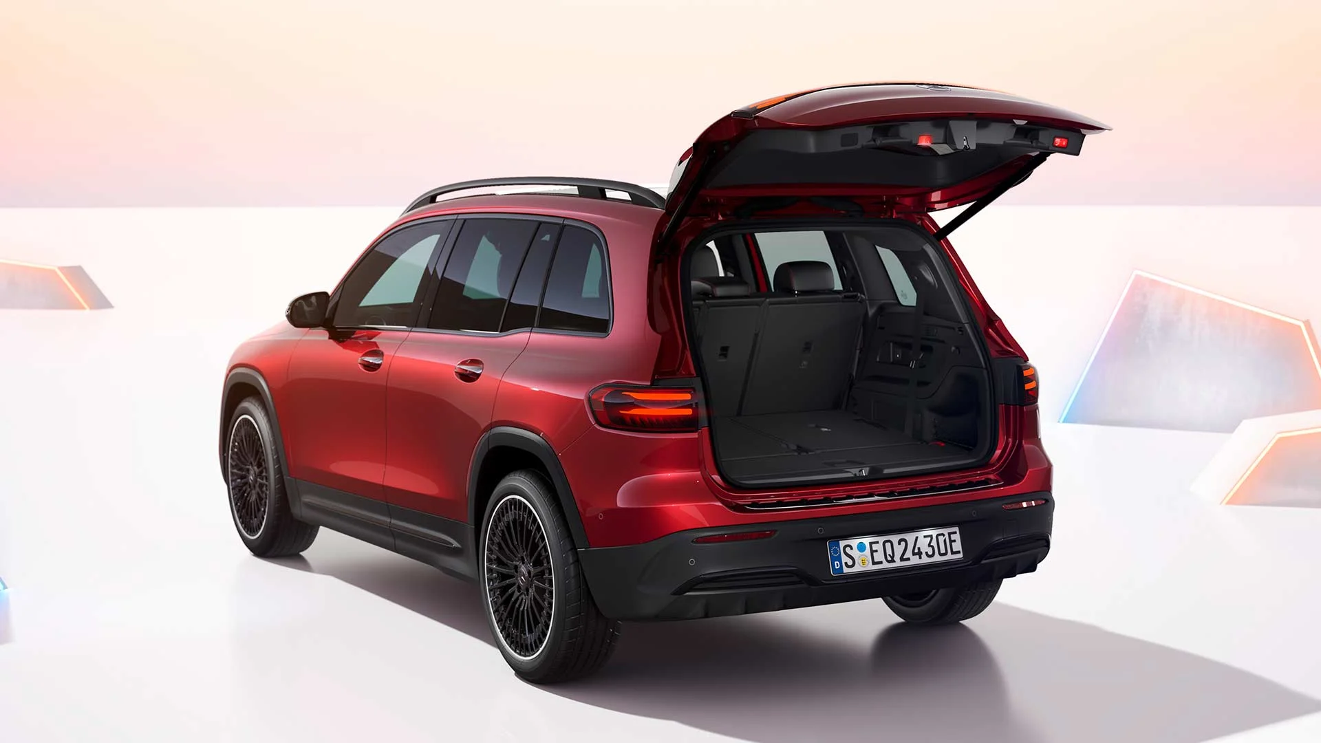 2024 Mercedes Benz EQB 7 Seater Boot Space Seats Folded