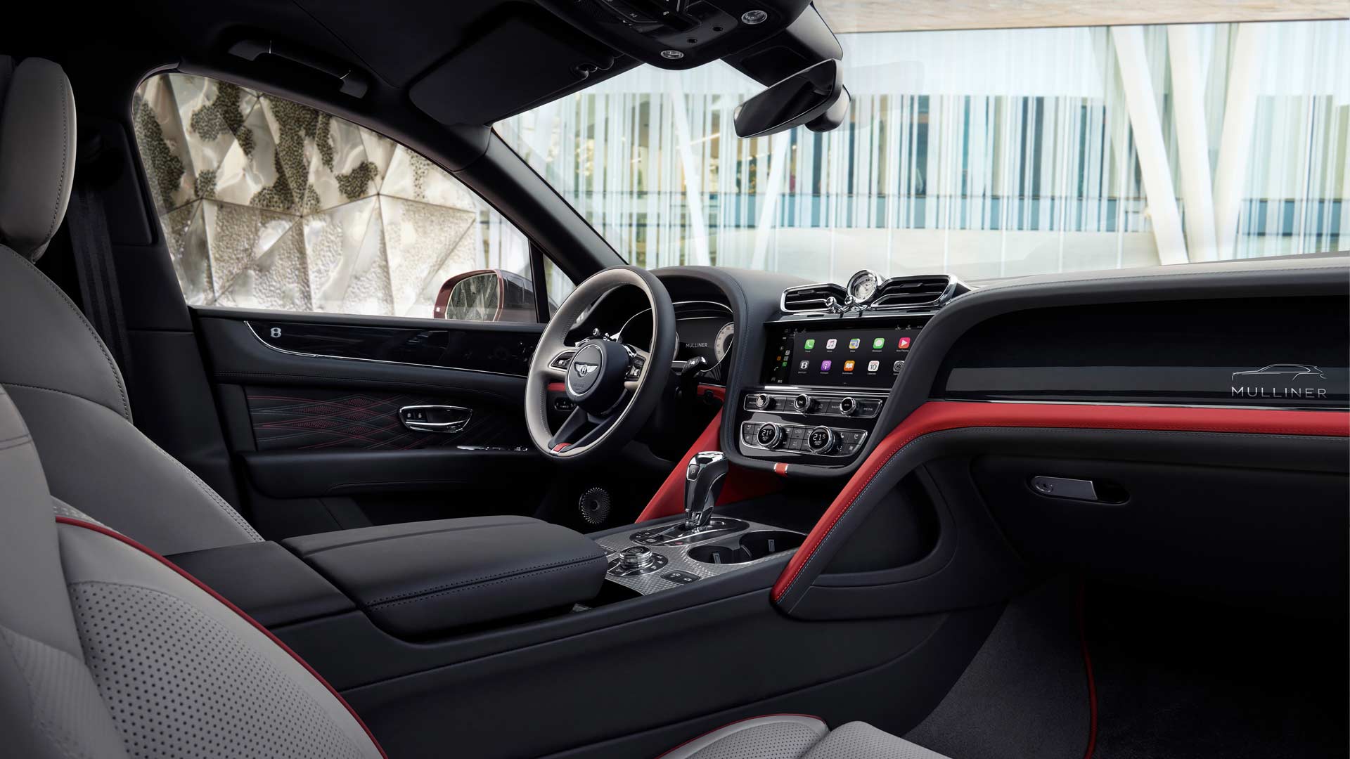 Bentley Bentayga EWB Mulliner Interior Red