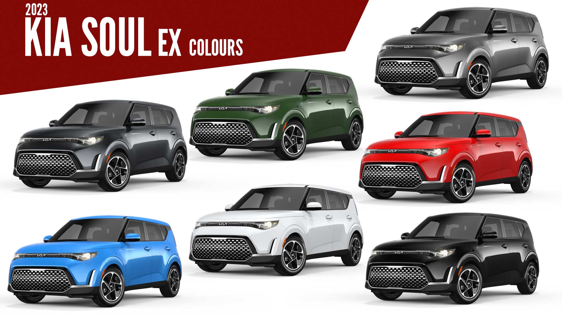 2023 Kia Soul EX All Color Paint Options