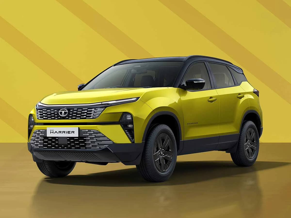 New 2023 Tata Harrier unveiled with cutting-edge advancements 2023 Tata Harrier Fearless Front Quarter View
