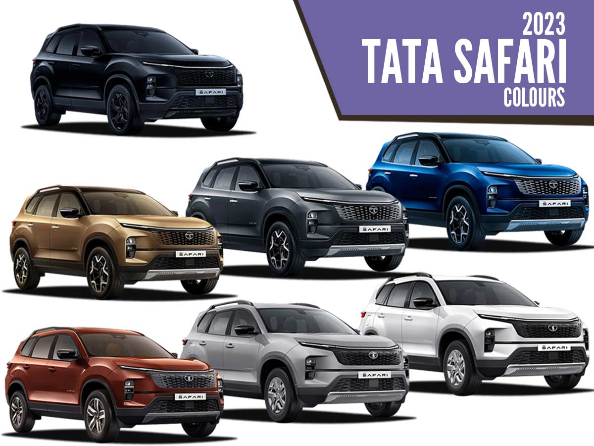 2023 Tata Safari All Colors