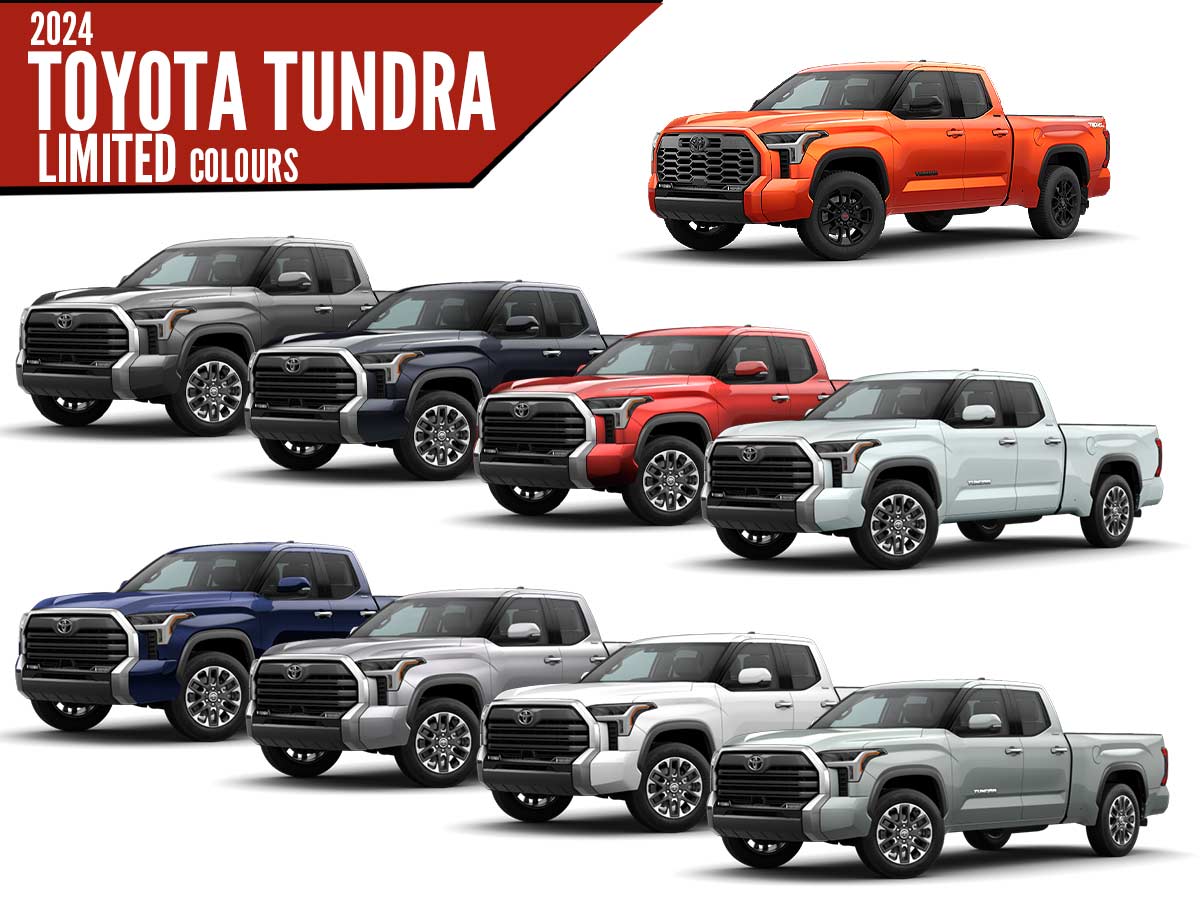 2024 Toyota Tundra Limited All Colors