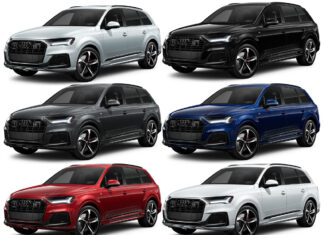 2024 Audi Q7 55 Prestige S line sport Colors All Options