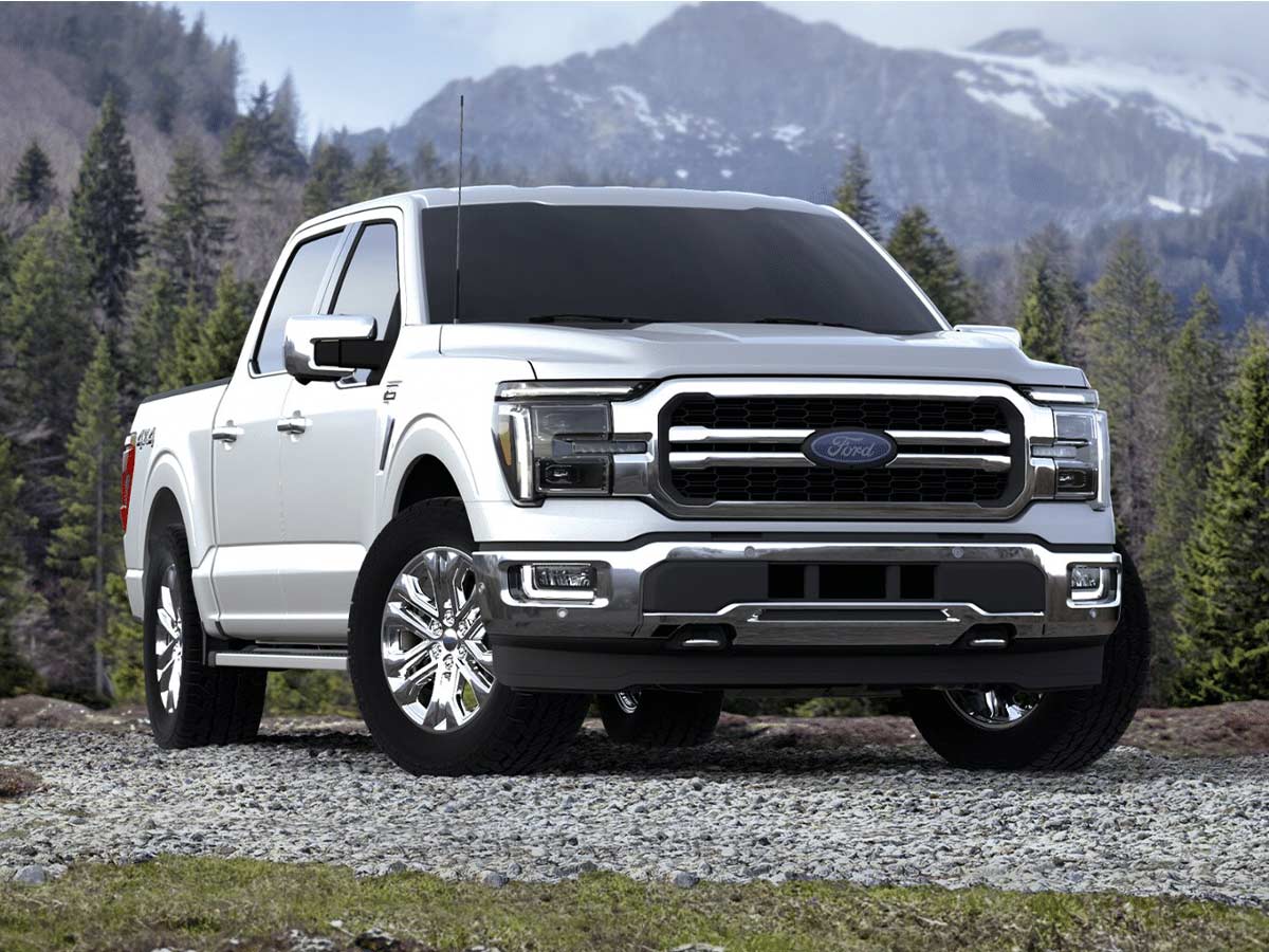 2024 Ford F 150 Lariat Star White Metallic Tri Coat Color
