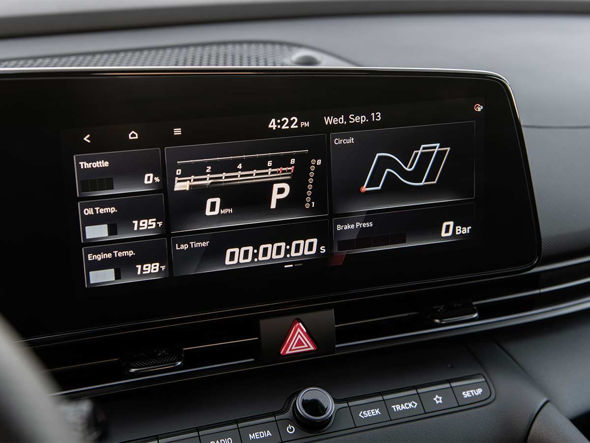 2024 Hyundai Elantra N Touch Screen