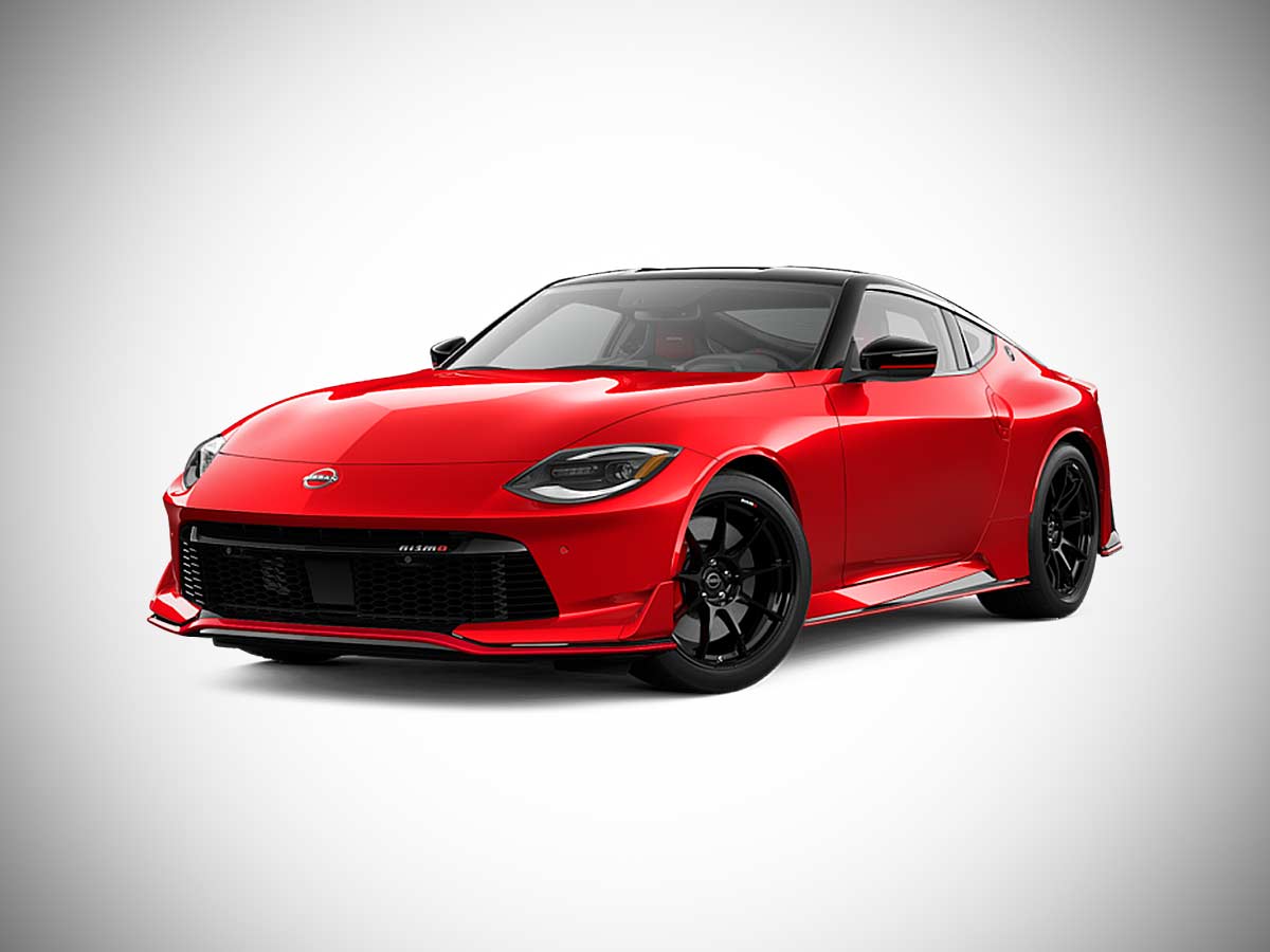 2024 Nissan Z Nismo Passion Red Tricoat with Super Black Color
