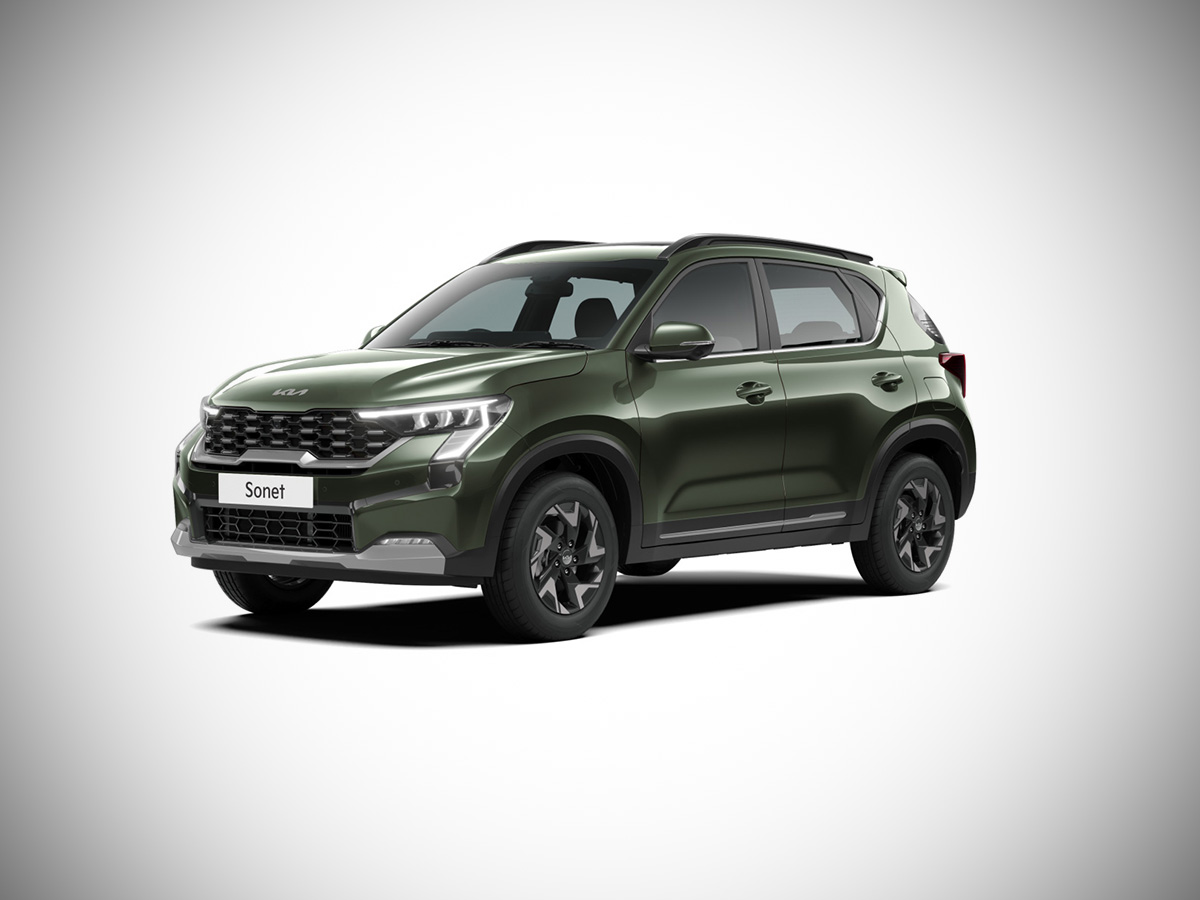 2024 Kia Sonet Pewter Olive Color