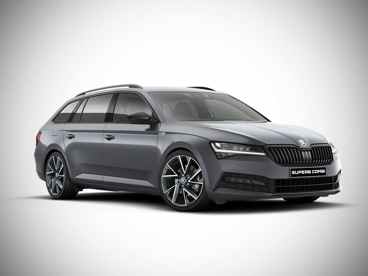 2024 Skoda Superb Estate SportLine Plus Graphite Grey Metallic Color