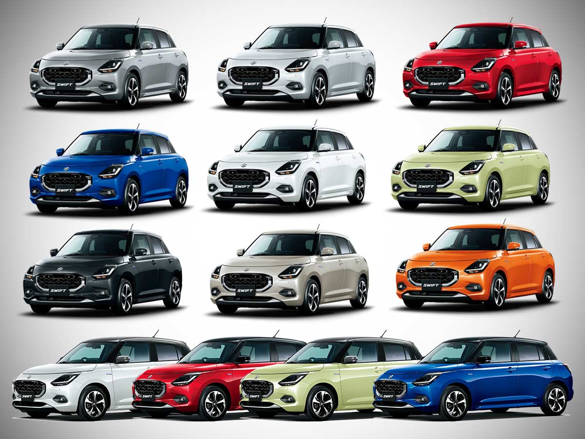 2025 Suzuki Swift Hybrid MZ Colors Discover Your Perfect Style Match