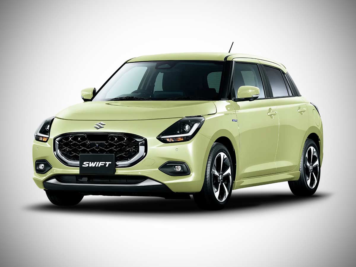 2024 Suzuki Swift Hybrid MZ Cool Yellow Metallic Color AUTOBICS