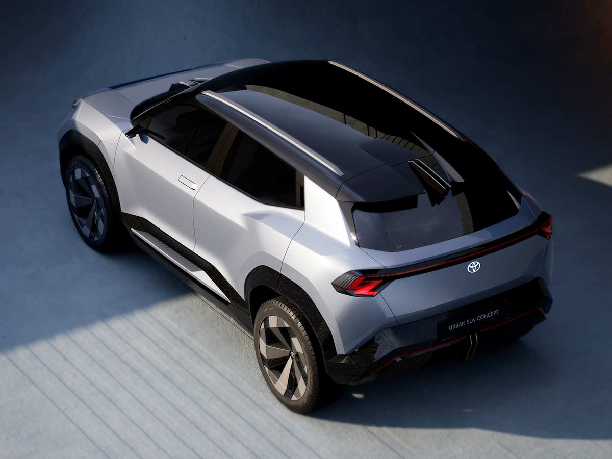 Toyota Urban SUV Concept 2023 Rear Top View