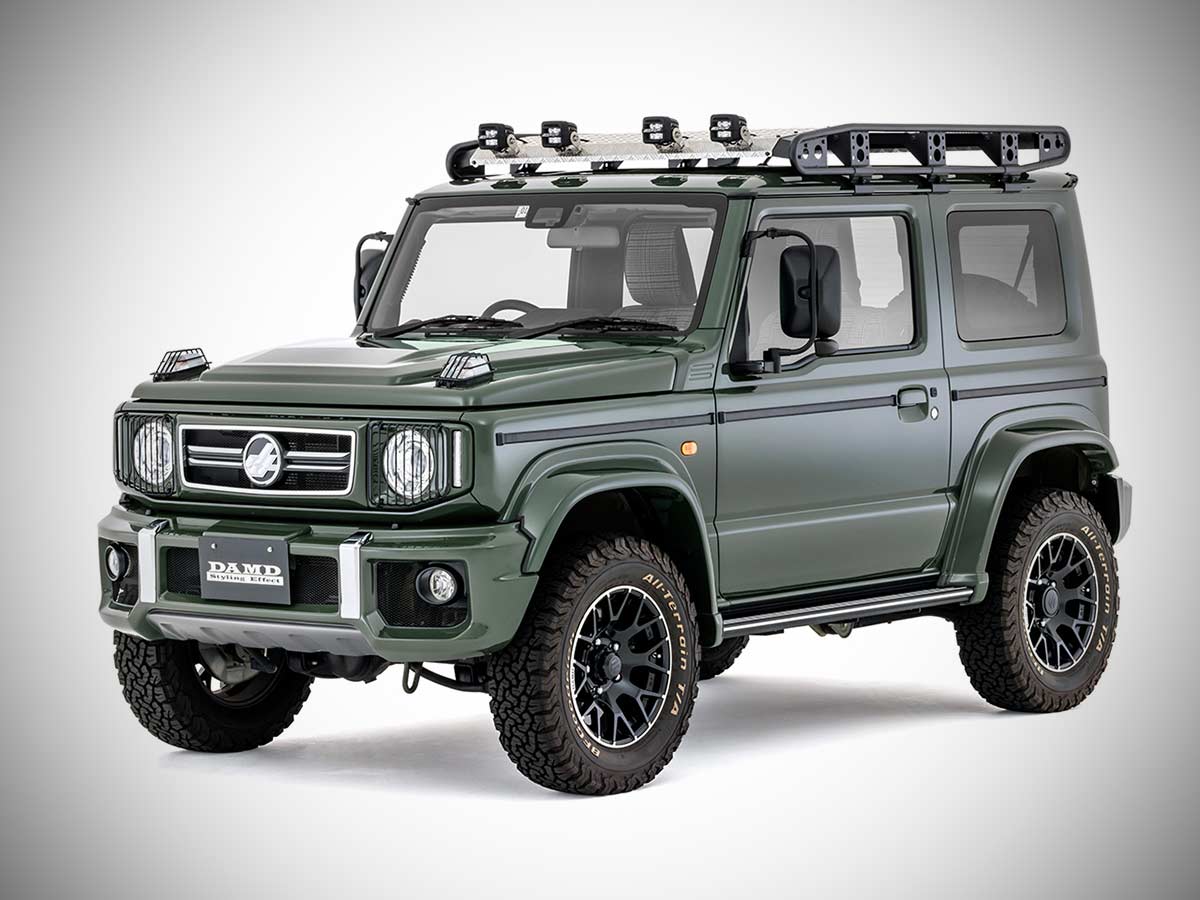 2023 Suzuki Jimny DAMD Little D Aventura G Class kit Front Quarter