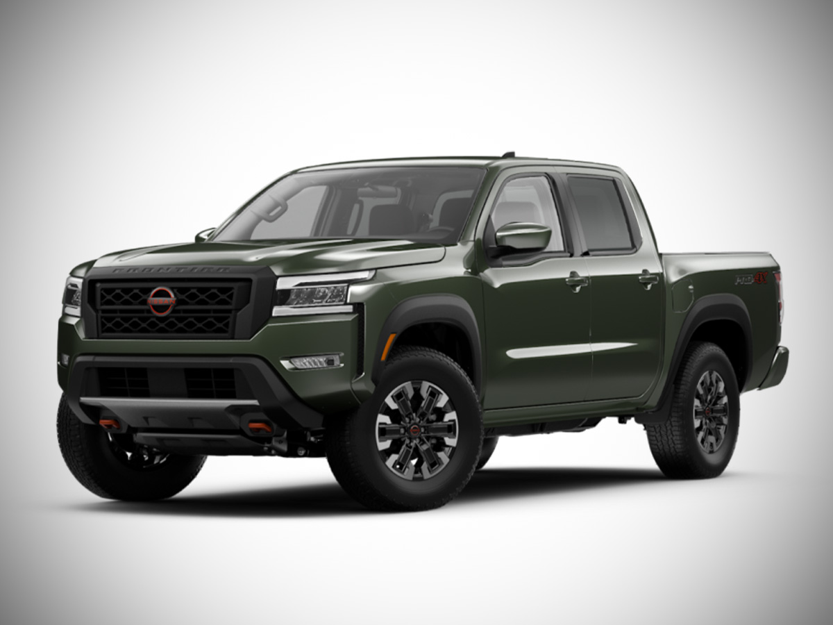 2024 Nissan Frontier PRO 4X Tactical Green Metallic AUTOBICS