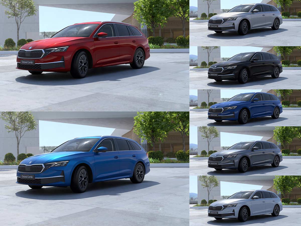 2024 Skoda Octavia Combi All Color Paint Options